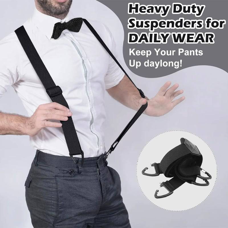 Men's 4-Clip Suspenders - achandvee Suspenders