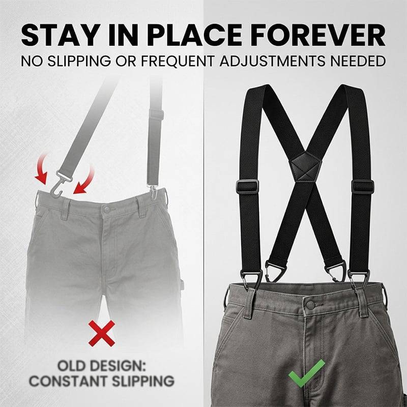 Men's 4-Clip Suspenders - achandvee Suspenders