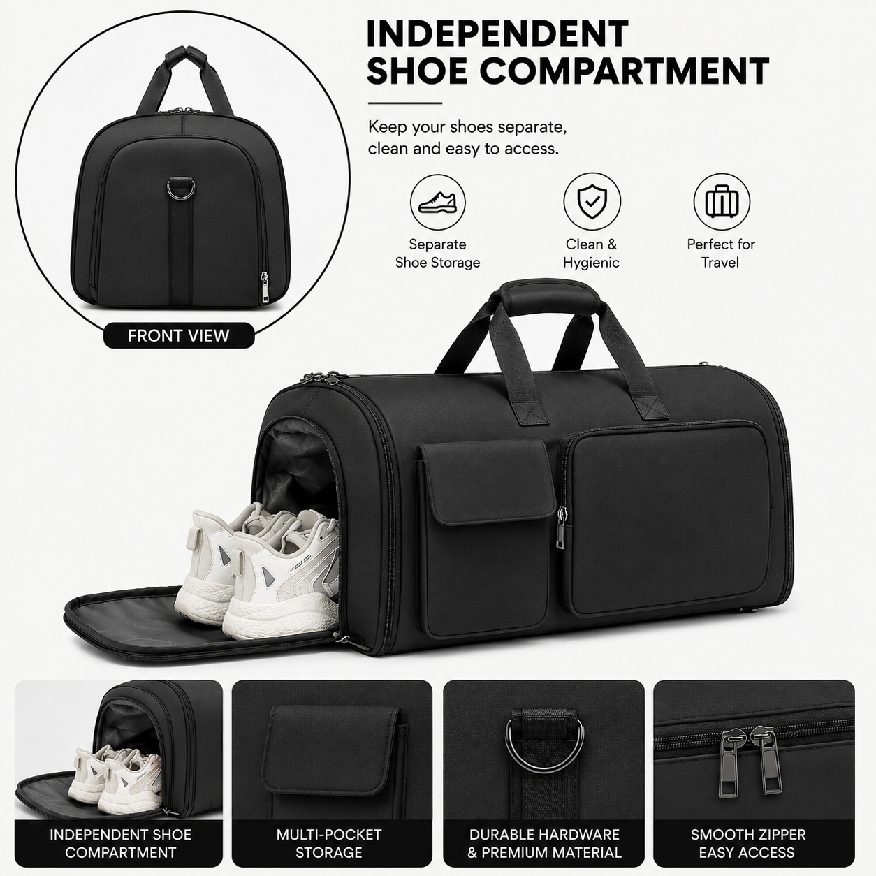 Business Travel Suit Bag | Multi-Pocket Garment Backpack - achandvee bag