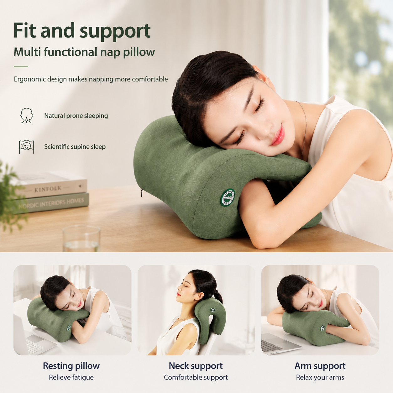 Memory Foam Neck Support Pillow