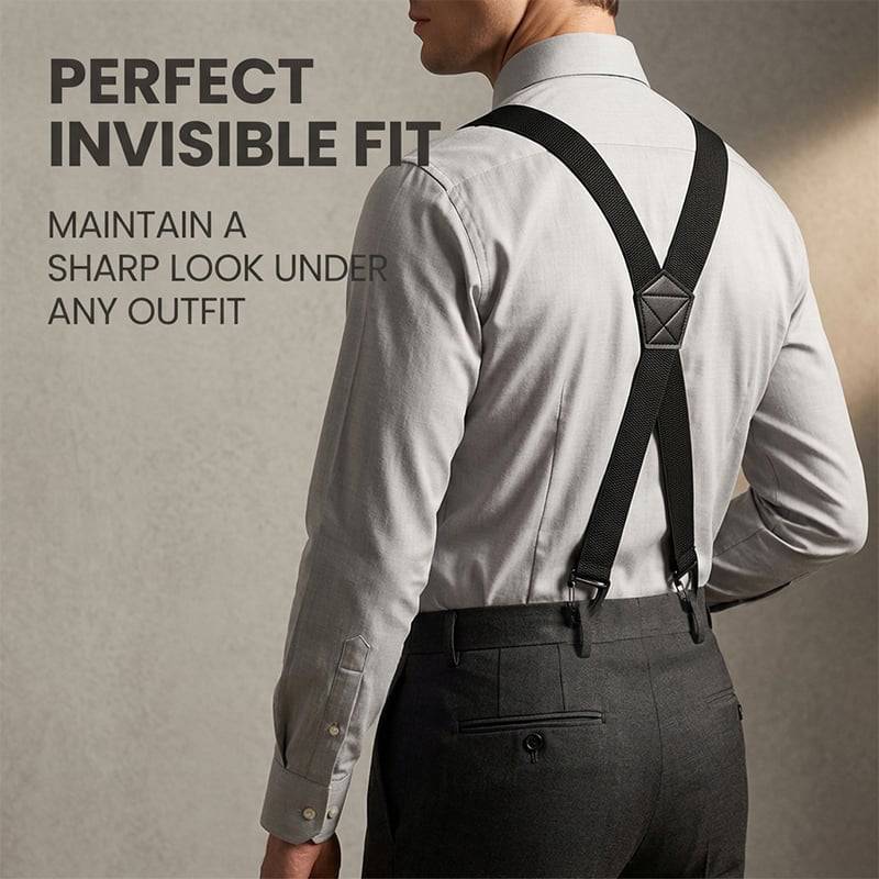 Men's 4-Clip Suspenders - achandvee Suspenders