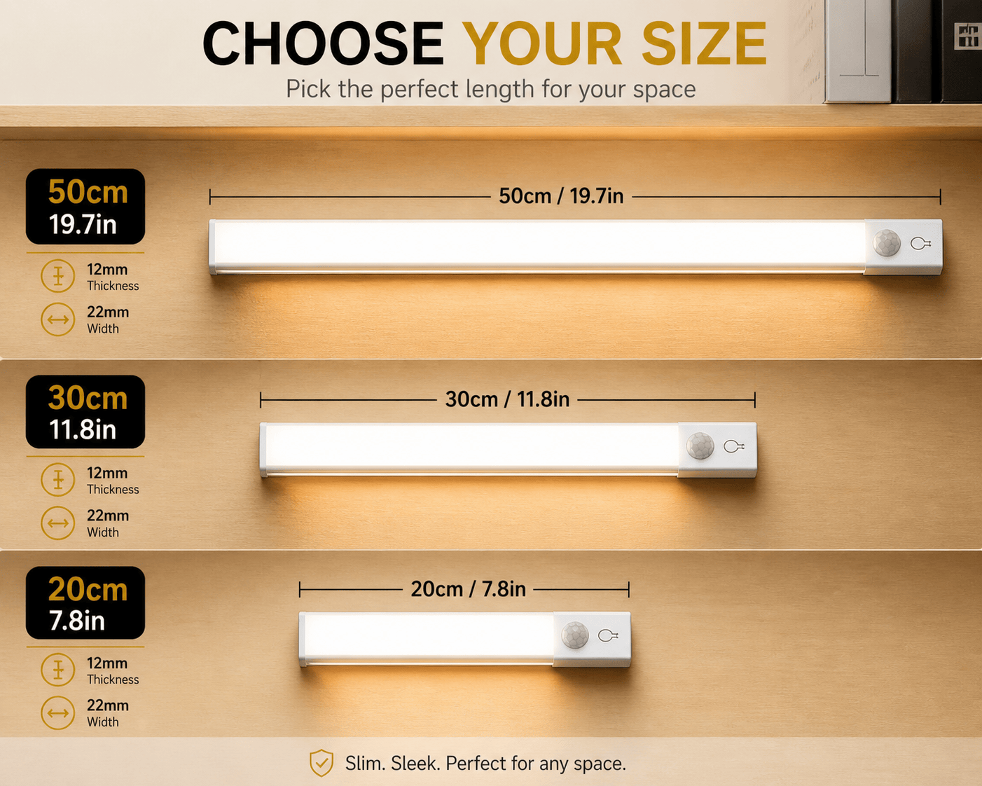 Smart Motion Sensor LED Light - achandvee light