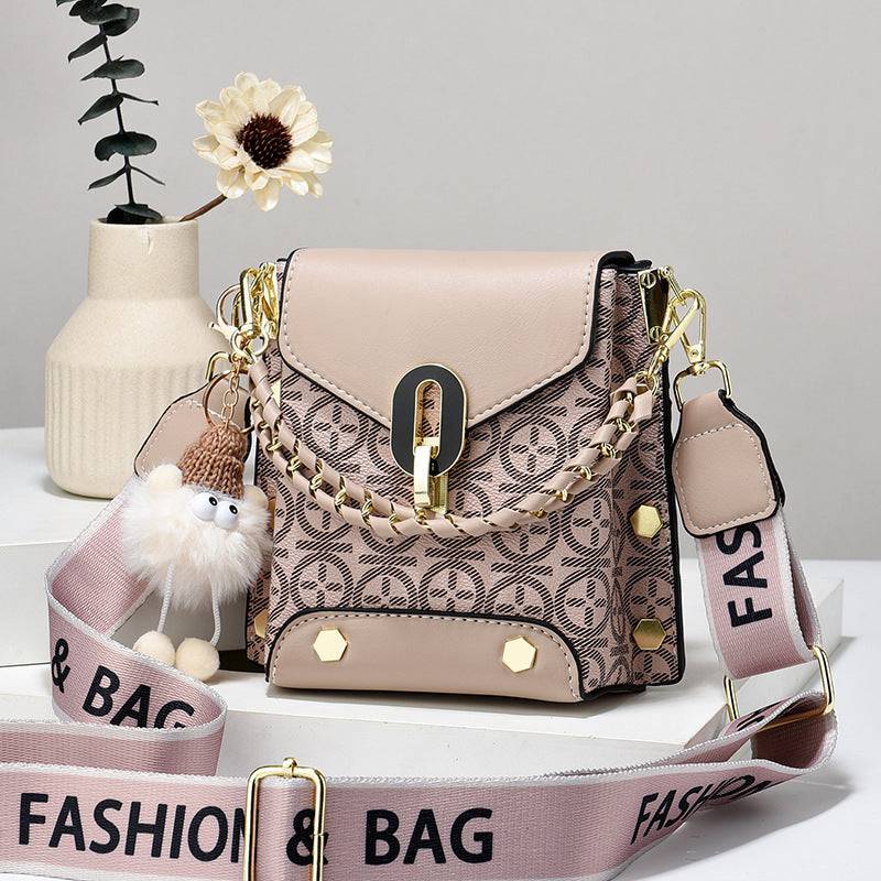 Women's Plaid Crossbody Bag - Mini Shoulder Bag with Detachable Strap - achandvee bag