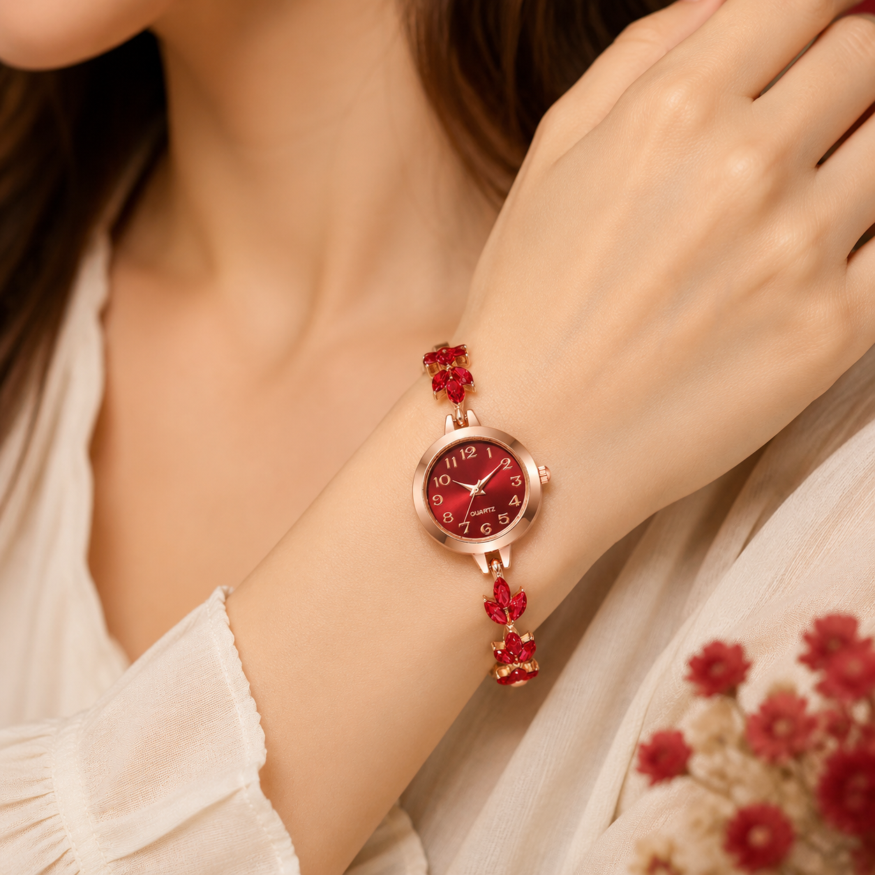 Women's Sparkle Bracelet Quartz Watch