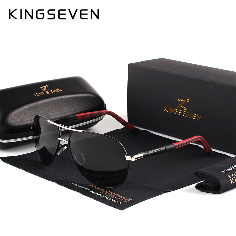 Polarized Pilot Sunglasses – UV400 Aluminum Frame