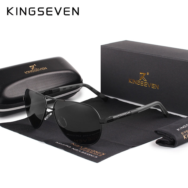 Polarized Pilot Sunglasses – UV400 Aluminum Frame