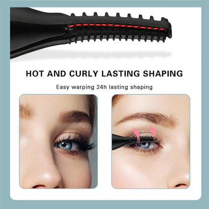 Rechargeable Heated Eyelash Curler for Long-Lasting Lift