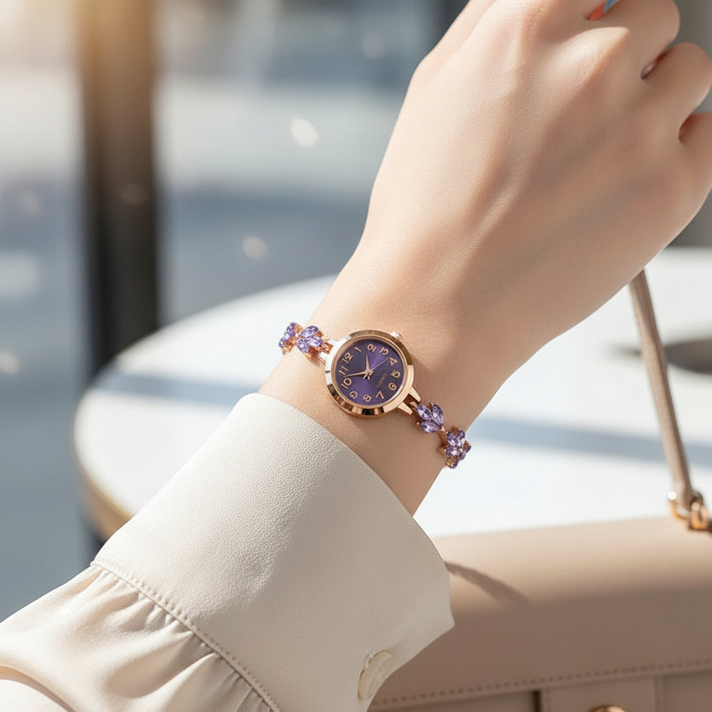 Women’s Rhinestone Bracelet Quartz Watch Fashion Gift