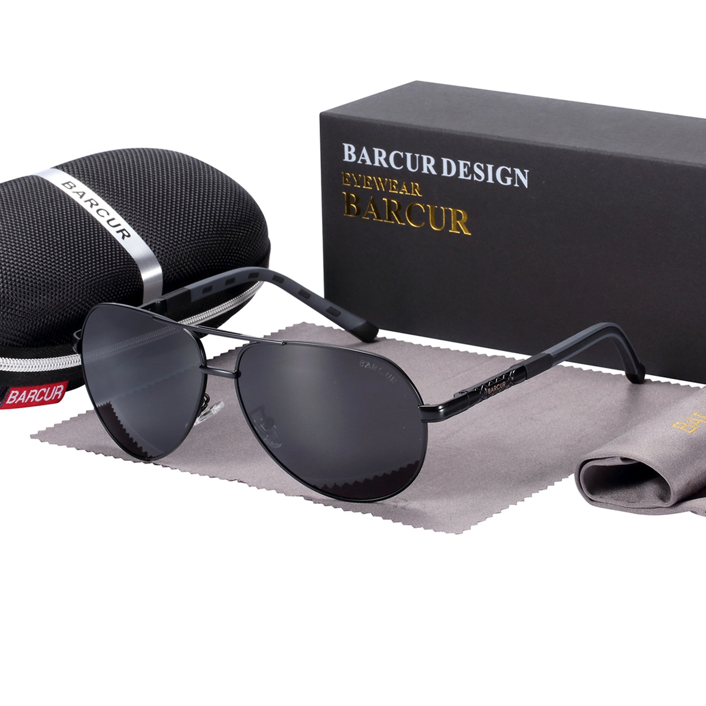 Men’s Polarized Pilot Sunglasses UV400 Mirror Lenses - achandvee Sunglasses