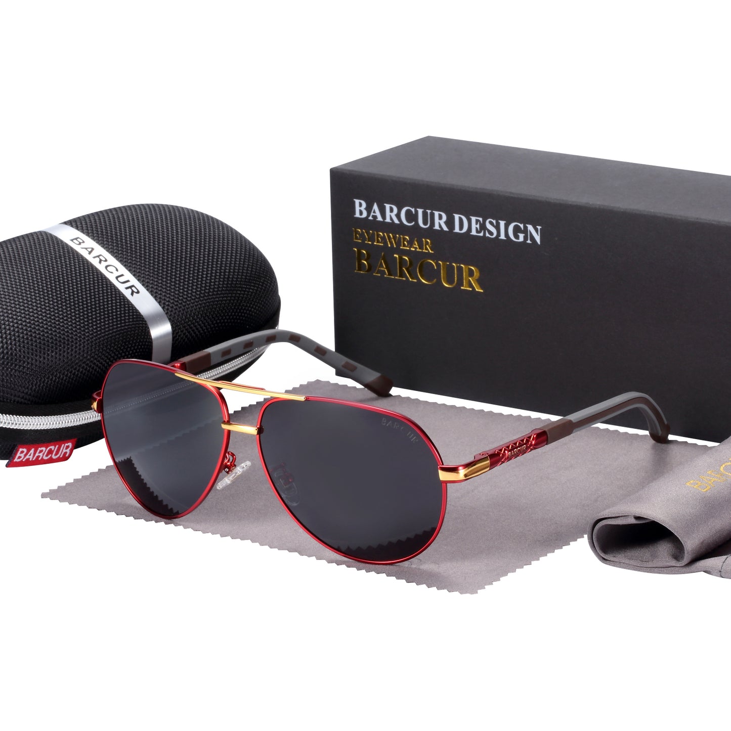 Men’s Polarized Pilot Sunglasses UV400 Mirror Lenses - achandvee Sunglasses