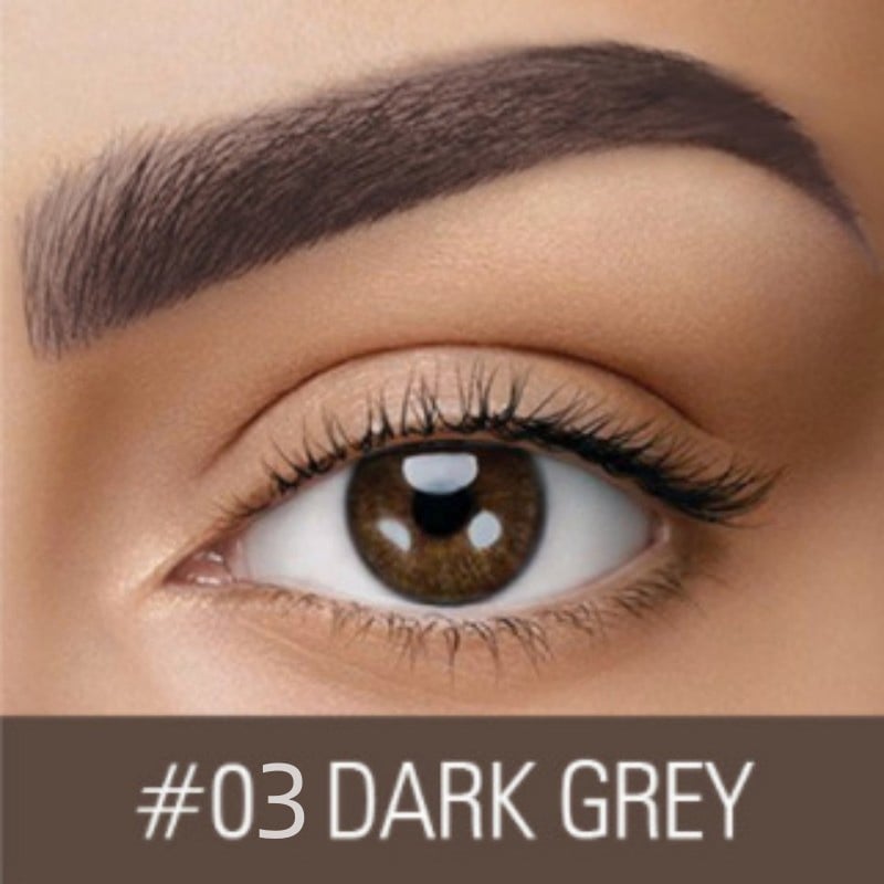 Long-lasting waterproof eyebrow tinting gel