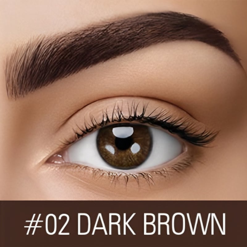 Long-lasting waterproof eyebrow tinting gel