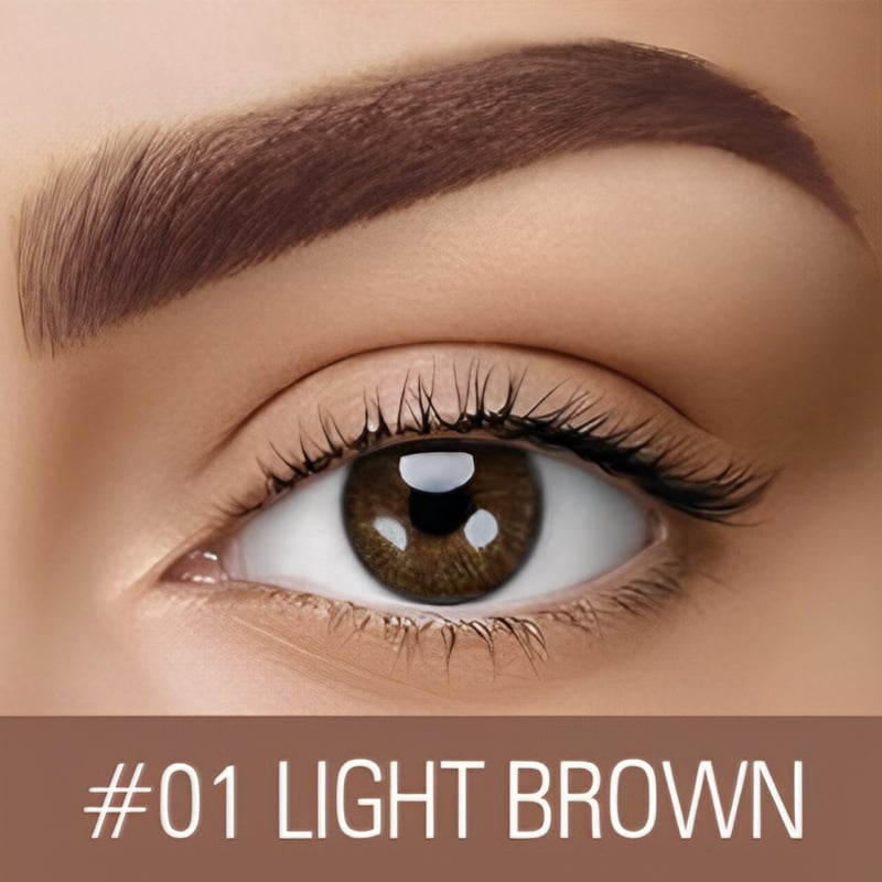 Long-lasting waterproof eyebrow tinting gel