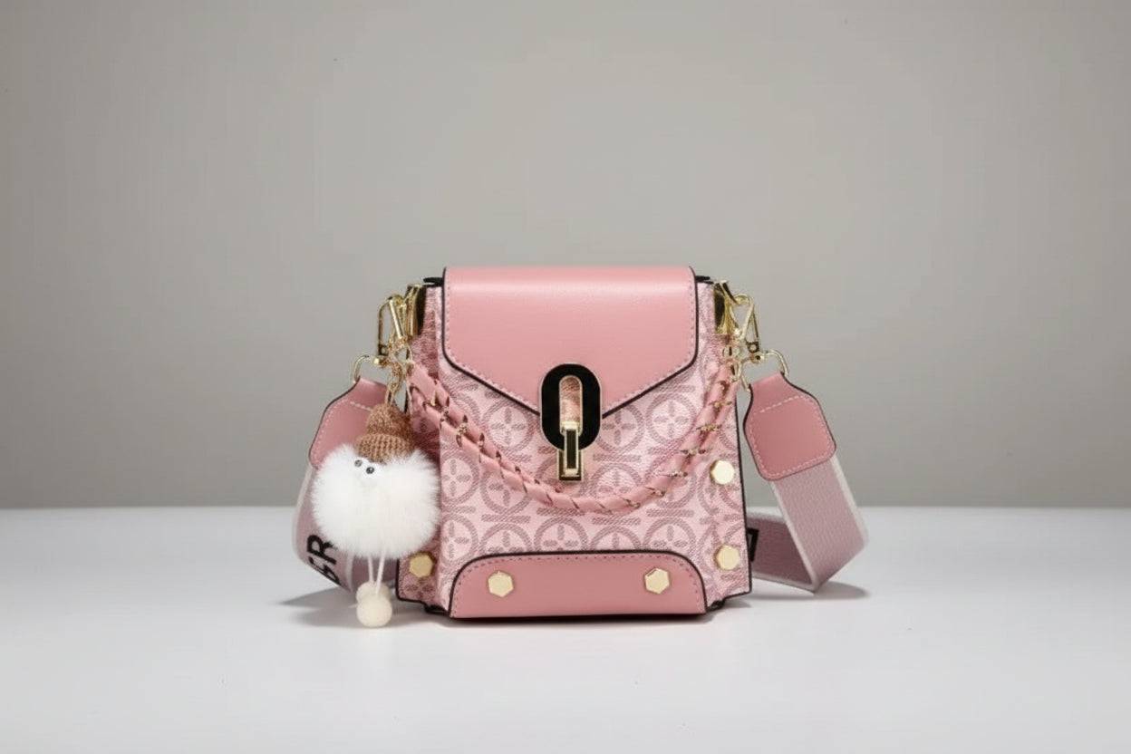 Women's Plaid Crossbody Bag - Mini Shoulder Bag with Detachable Strap - achandvee bag