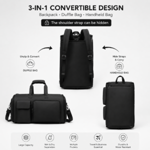 Business Travel Suit Bag | Multi-Pocket Garment Backpack