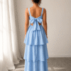 Elegant Ruffle Maxi Dress