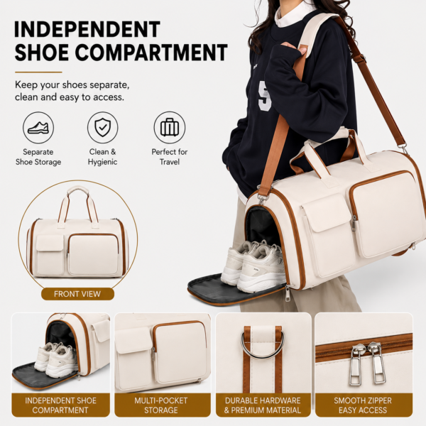 Business Travel Suit Bag | Multi-Pocket Garment Backpack