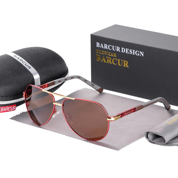 U08387f18e50c45188b5e875de20d4c6fF.jpg Men's Polarized Pilot Sunglasses UV400 Mirror Lenses