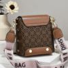 Women's Plaid Crossbody Bag - Mini Shoulder Bag with Detachable Strap